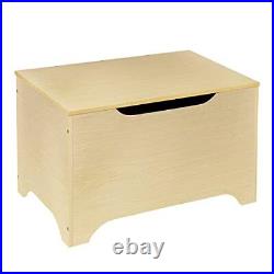 Wildkin Kids Toy Box for Boys and Girls, Features Safety Hinge and Solid Wood