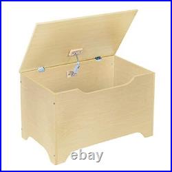 Wildkin Kids Toy Box for Boys and Girls, Features Safety Hinge and Solid Wood