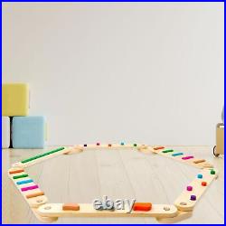 Wooden Balance Beam Montessori Balance Toy for Children Kids Boys Girls