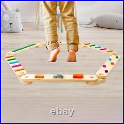 Wooden Balance Beam Montessori Balance Toy for Children Kids Boys Girls