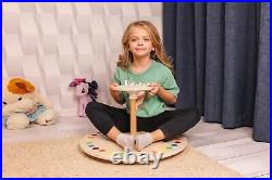 Wooden Spinner Seat Sit and Spin Bigger Size Classic Spinning Activity