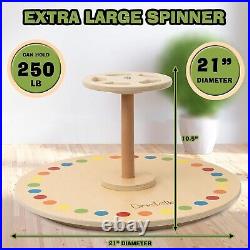 Wooden Spinner Seat Sit and Spin Bigger Size Classic Spinning Activity