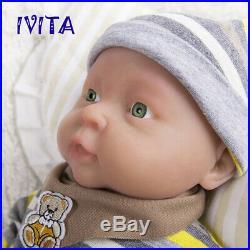 Xmas Gift 16'' Reborn Baby Doll Full Body Silicone Girl Lifelike Baby Toy Infant