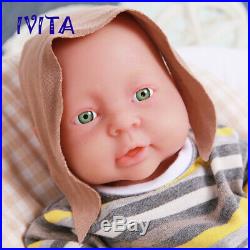 Xmas Gift 16'' Reborn Dolls Realistic Baby Girls Handmade Silicone Toys Newborn