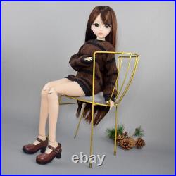 Yutotue BJD Doll Toy 60cm Girl Doll with Mechanical Face Makeup Clothes Shoes Wigs